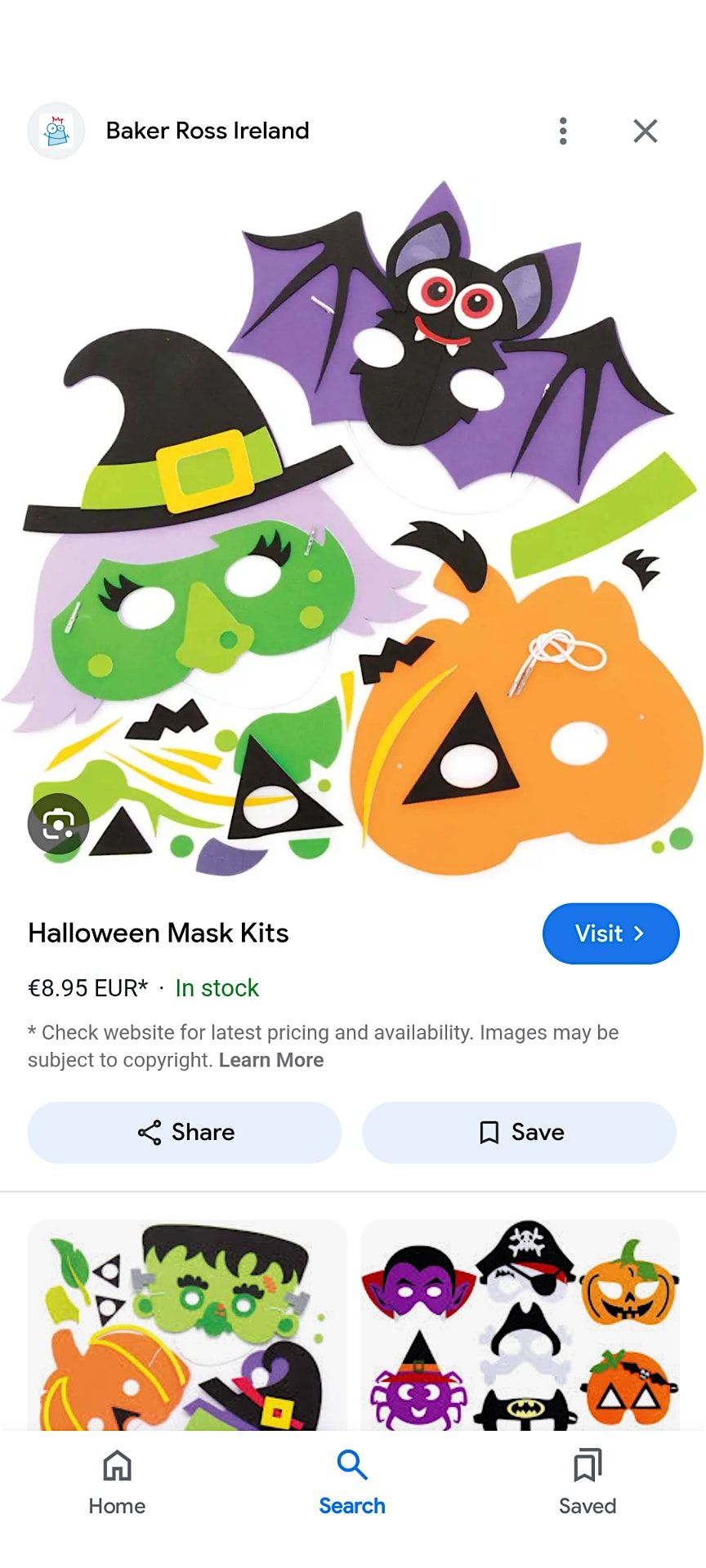 Halloween Art Class Children Ages 5-12 Years