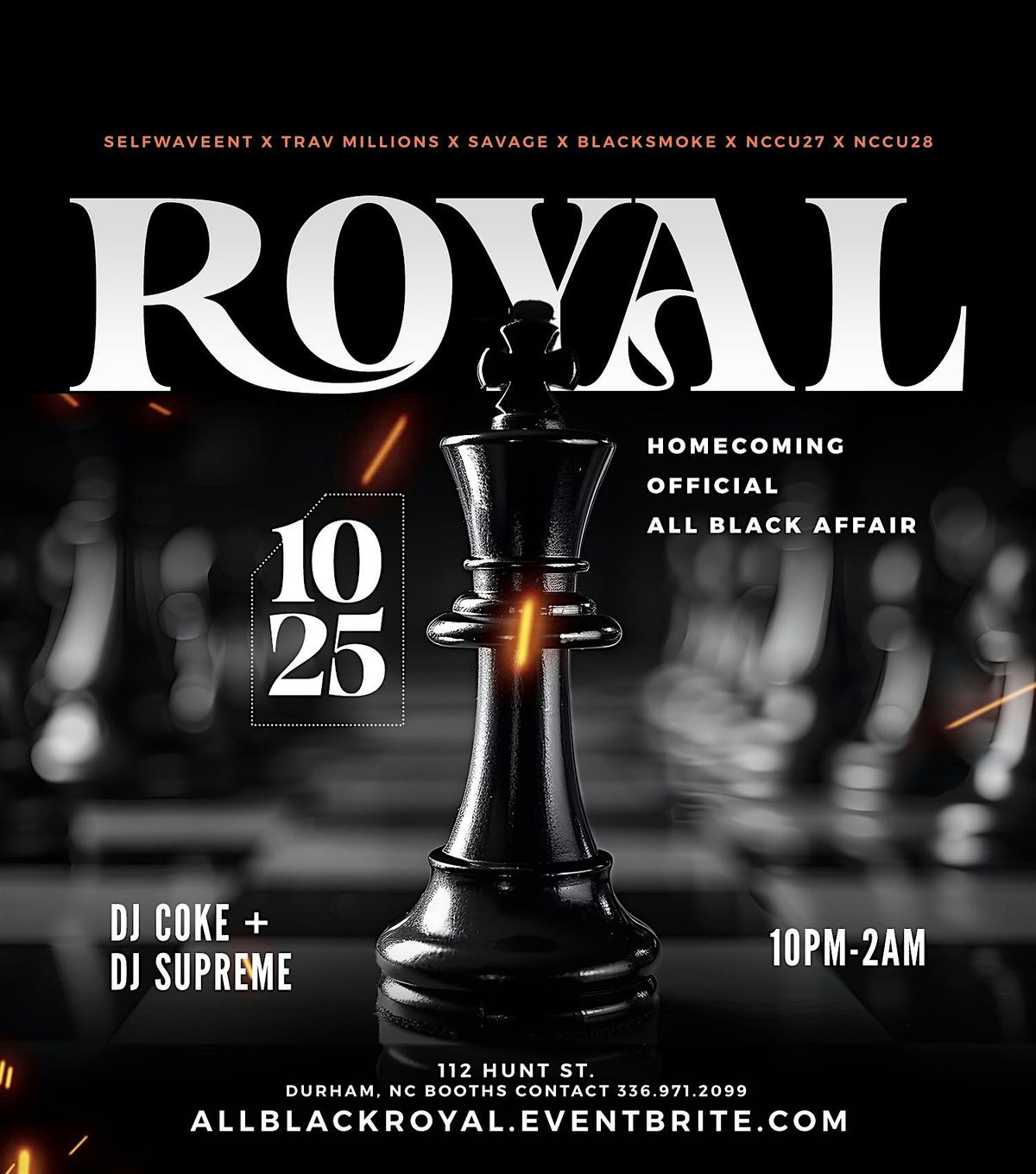 ROYAL: ALL BLACK AFFIAR HOMECOMING