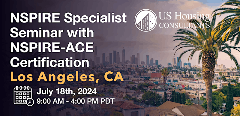 NSPIRE Specialist Seminar w\/ACE Certification  -Los Angeles, CA 7\/18\/24