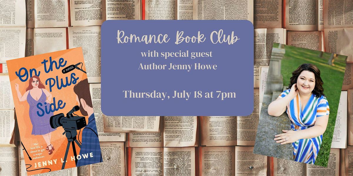Romance Book Club with Author Jenny Howe