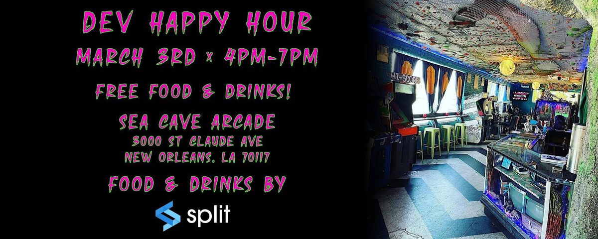 Dev Happy Hour, Sea Cave, New Orleans, 3 March 2023