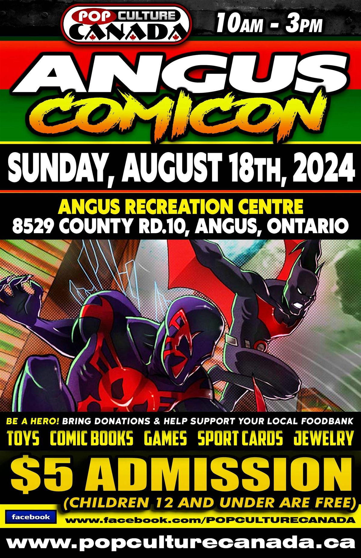 Angus ComiCon : August 18th 2024  :  Comic Con