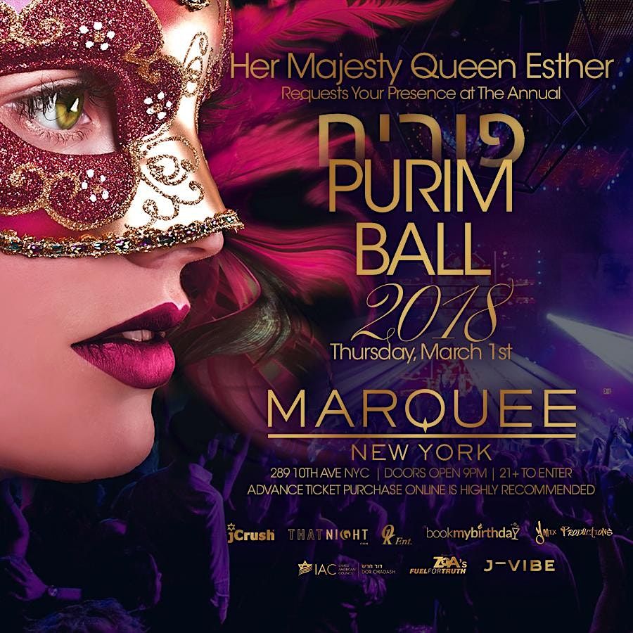 QUEEN ESTHER'S PURIM BALL at HARD ROCK HOTEL NYC