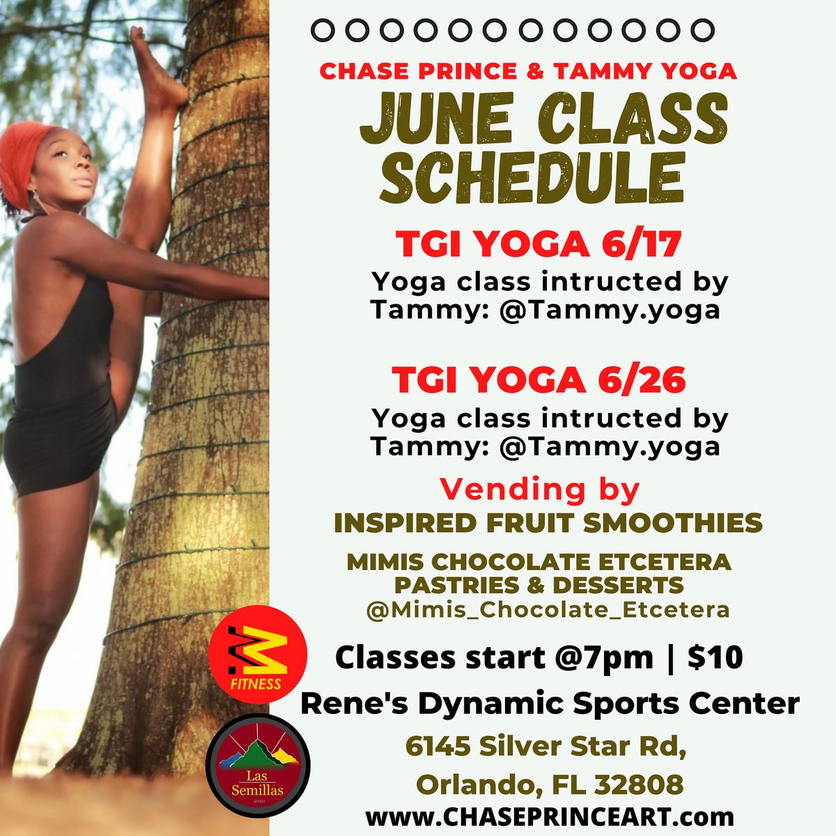 TGI Friday Yoga, Rene's Dynamic Sports Center, Orlando, 24 June 2022