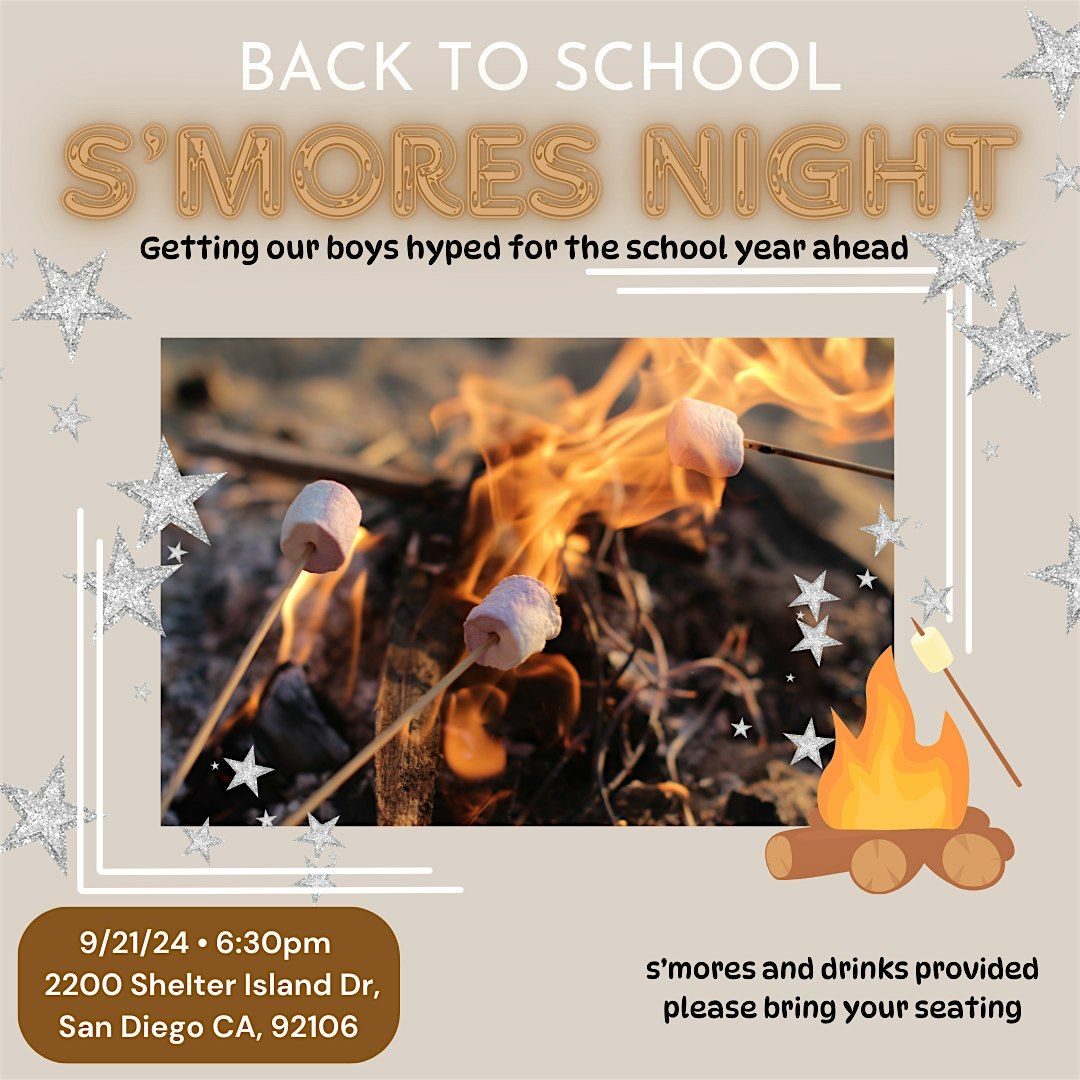 Back to school s\u2019mores night