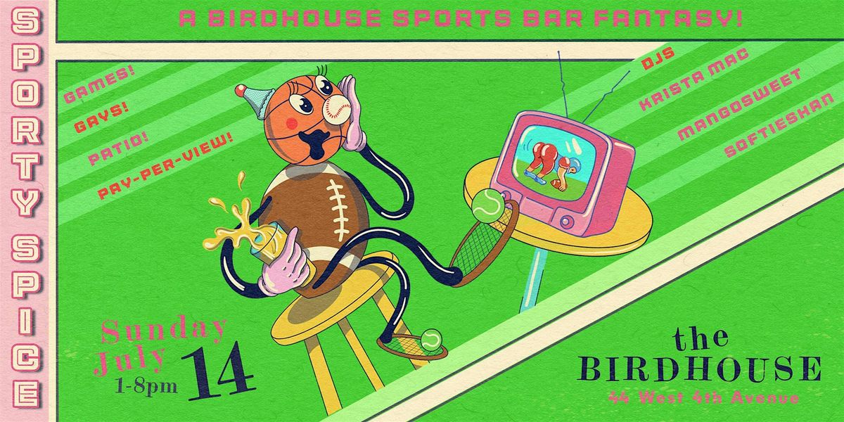 Sporty Spice ~ A Birdhouse Sports Bar Fantasy!