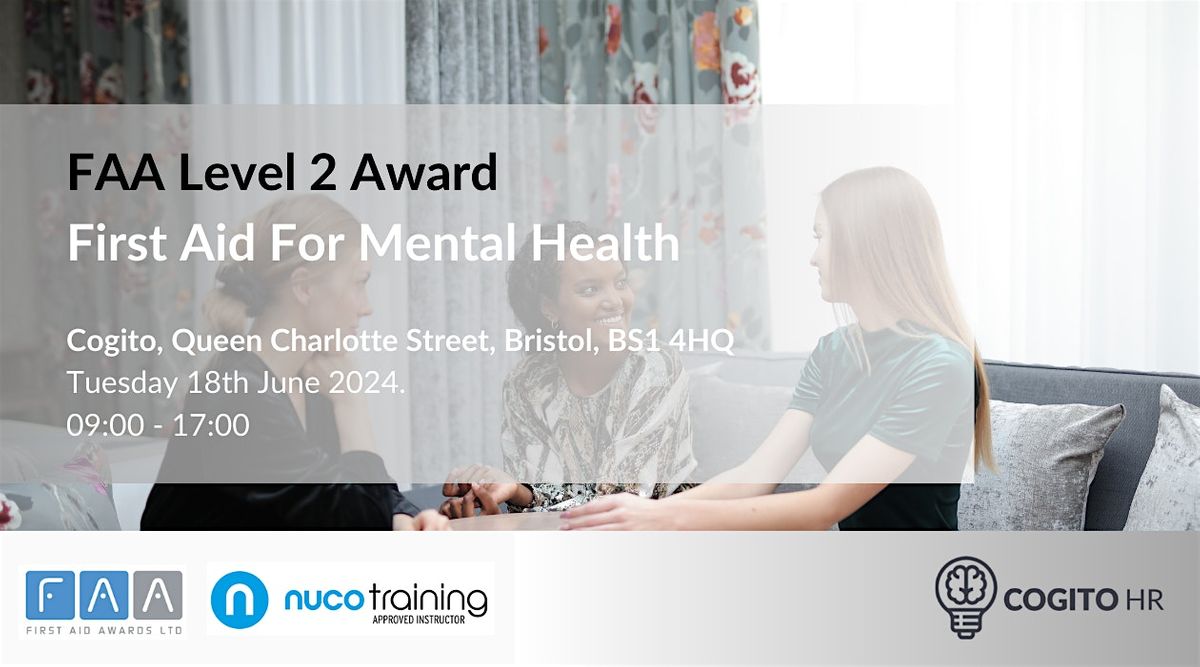 Mental Health First Aid Course - Accredited 1 Day Course