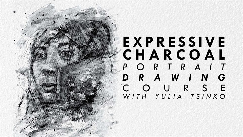 Expressive Charcoal Portrait Drawing Course