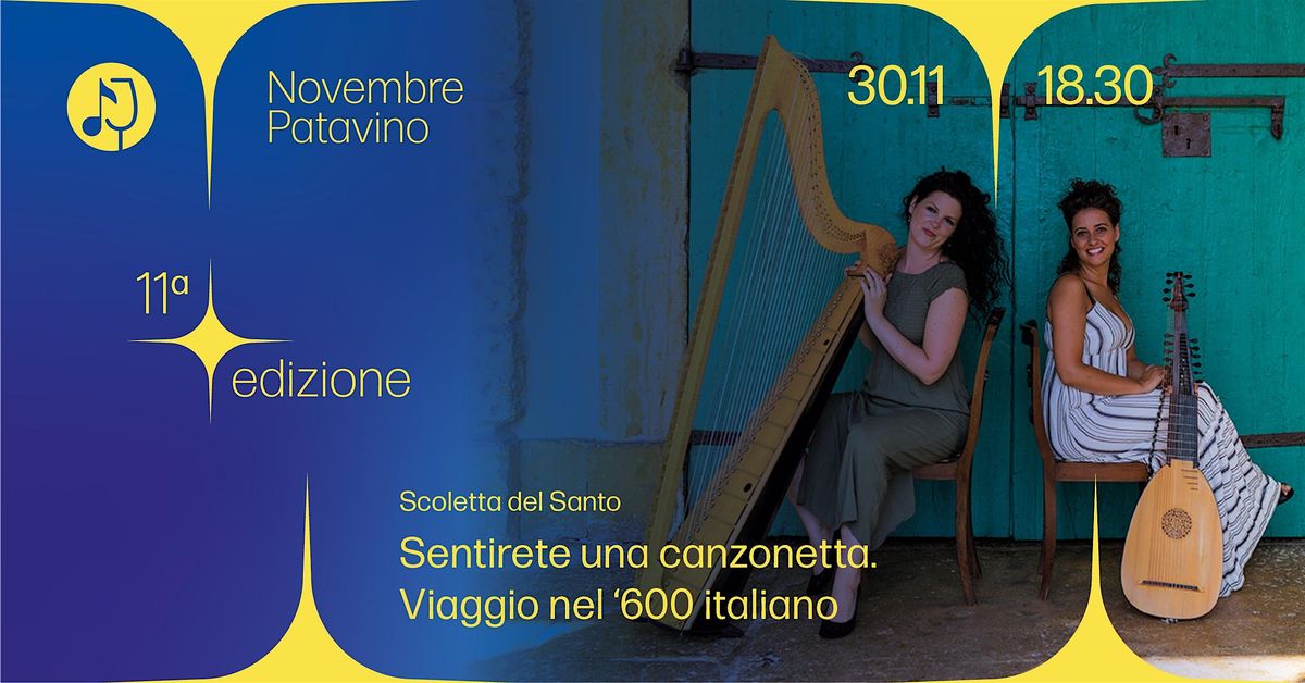 SENTIRETE UNA CANZONETTA. VIAGGIO NEL '600 ITALIANO