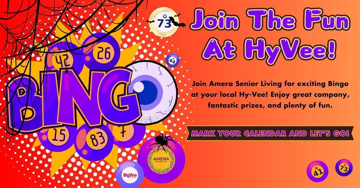 Frightfully Fun Bingo at Hy-Vee!