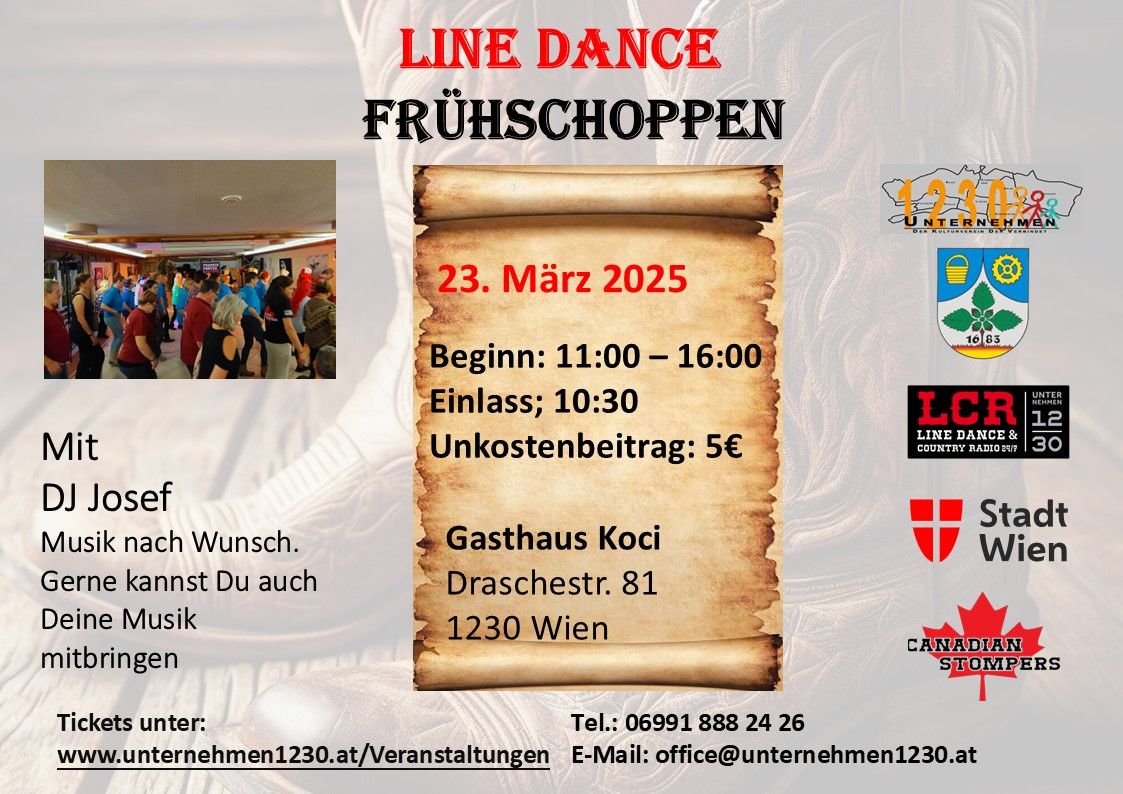 Line Dance   Fr\u00fchschoppen mit DJ Josef