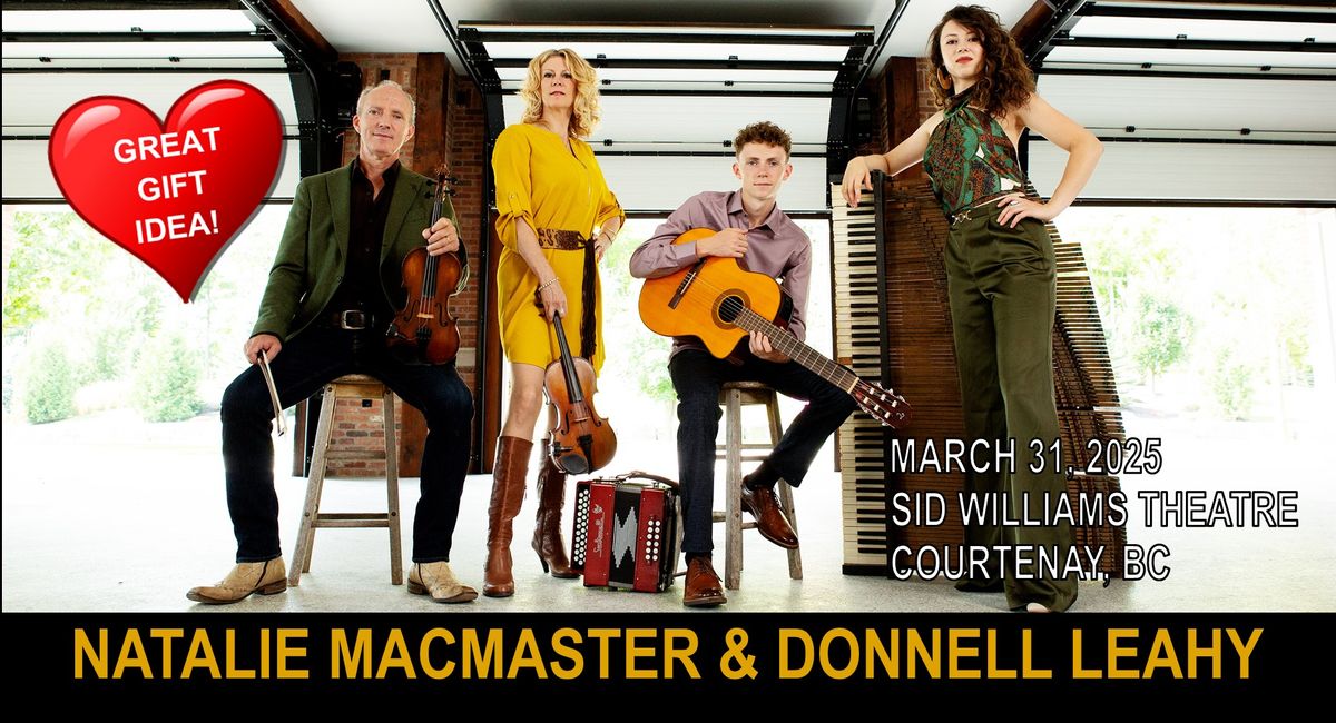 NATALIE MACMASTER and DONNELL LEAHY - THE FOUR ON THE FLOOR TOUR