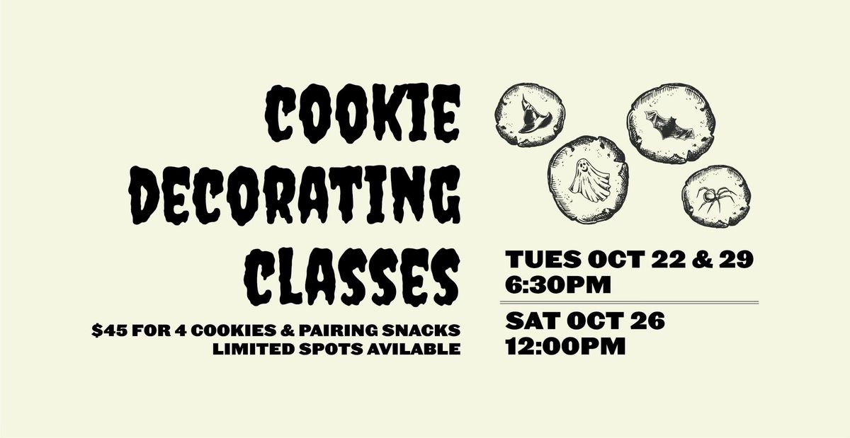 Halloween Cookie Decorating Class