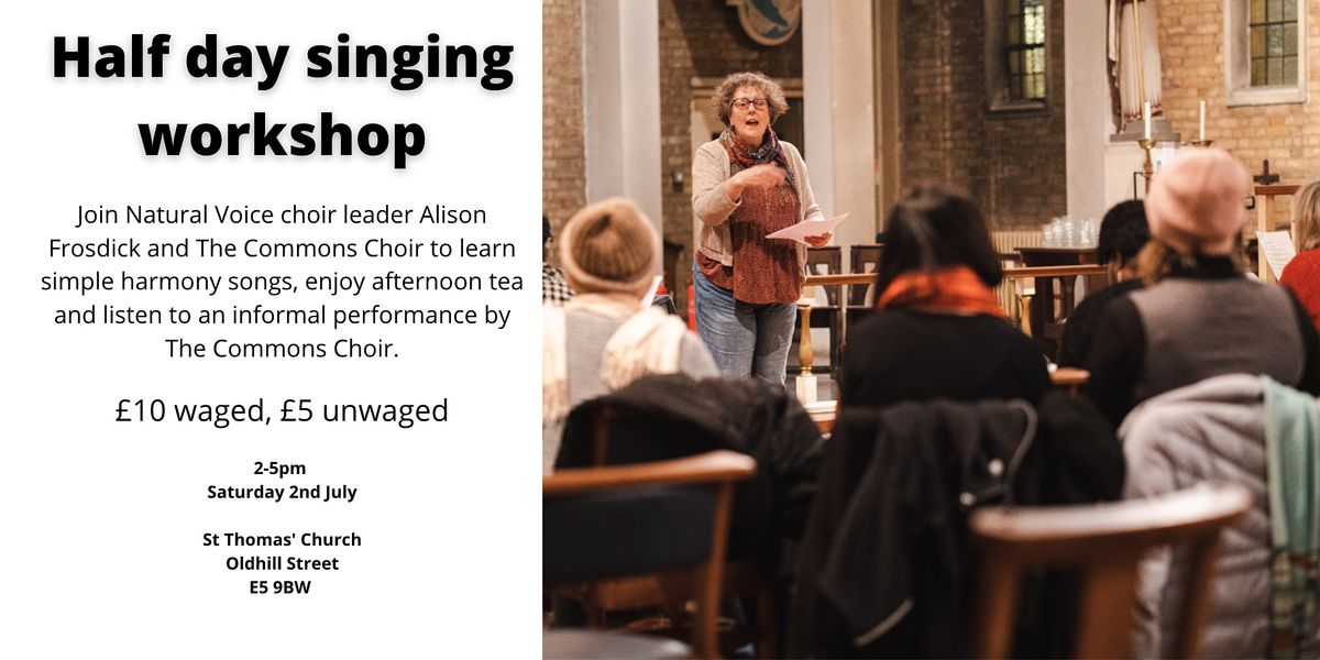 Singing Workshop with Tea and Cake