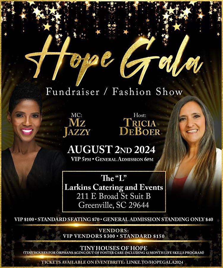 Hope Rocks Gala Hope Gala 2024, 211 E Broad St, Greenville, 2 August 2024