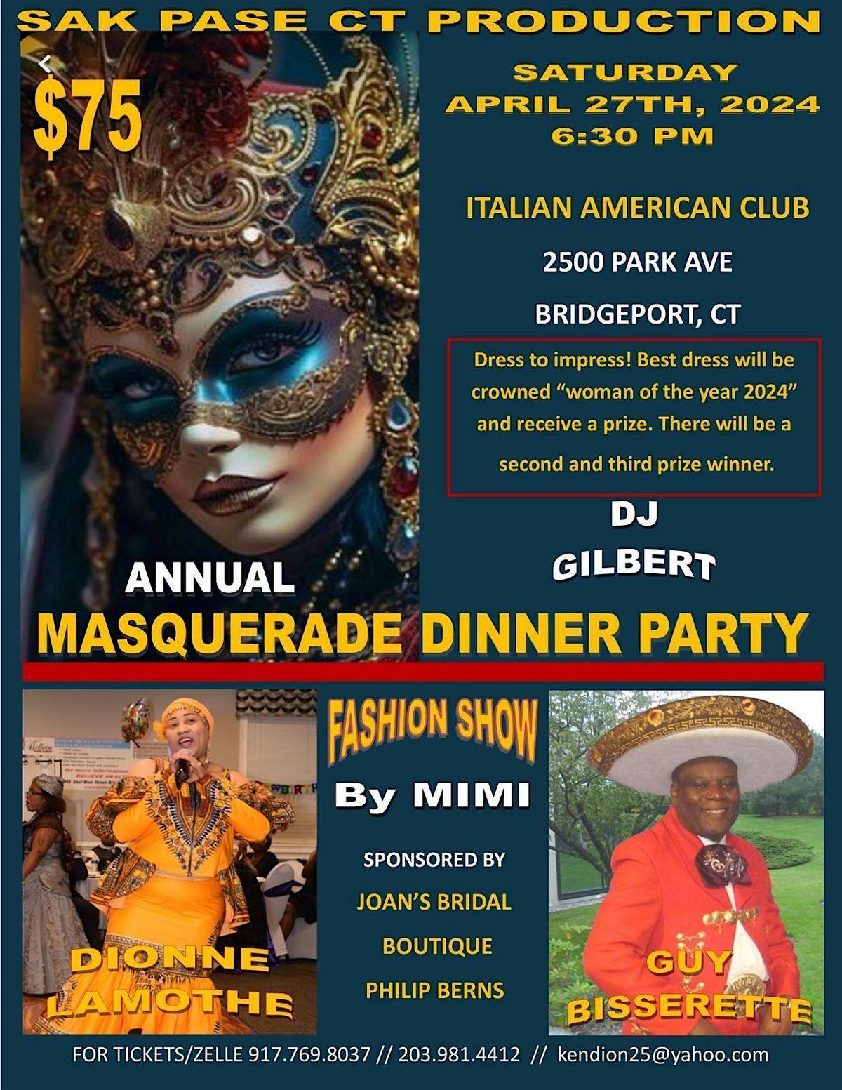 Annual Masquerade Dinner Party