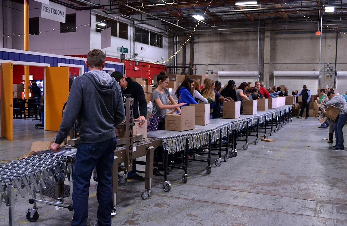 St. Mary's Food Bank:  My Home Group Food Box Packing Event