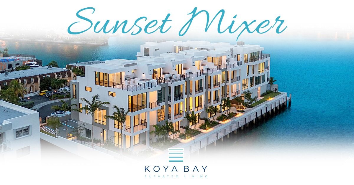 Exclusive Brokers Sunset Mixer at Koya Bay