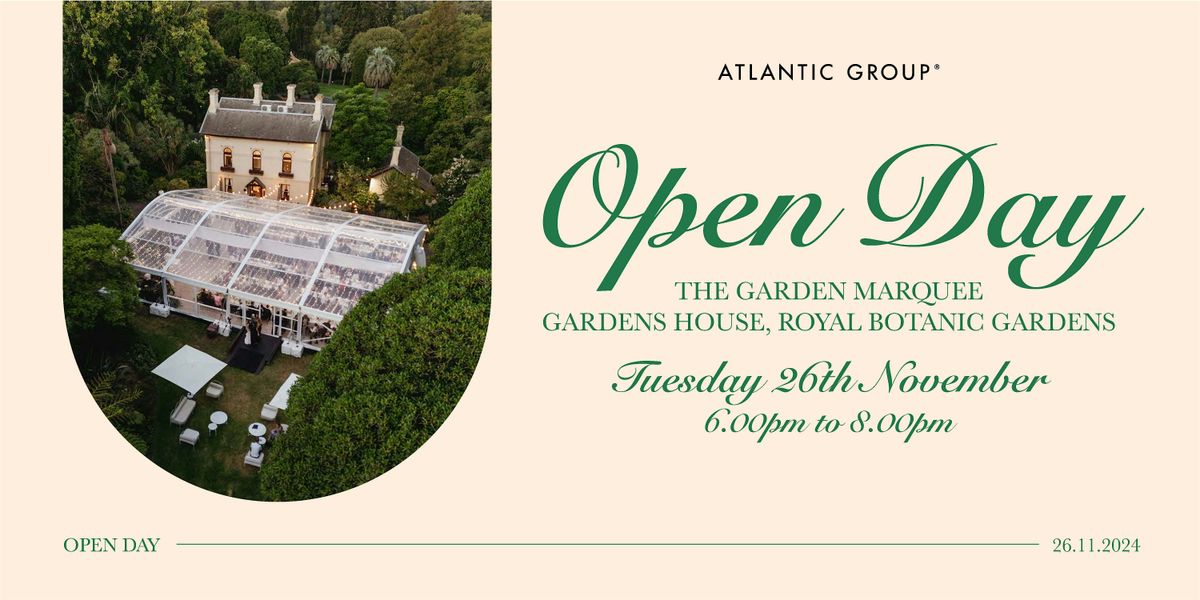 Open Day at The Garden Marquee