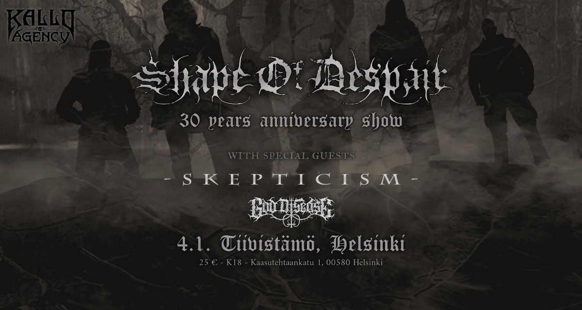 SHAPE OF DESPAIR 30 YEARS ANNIVERSARY SHOW