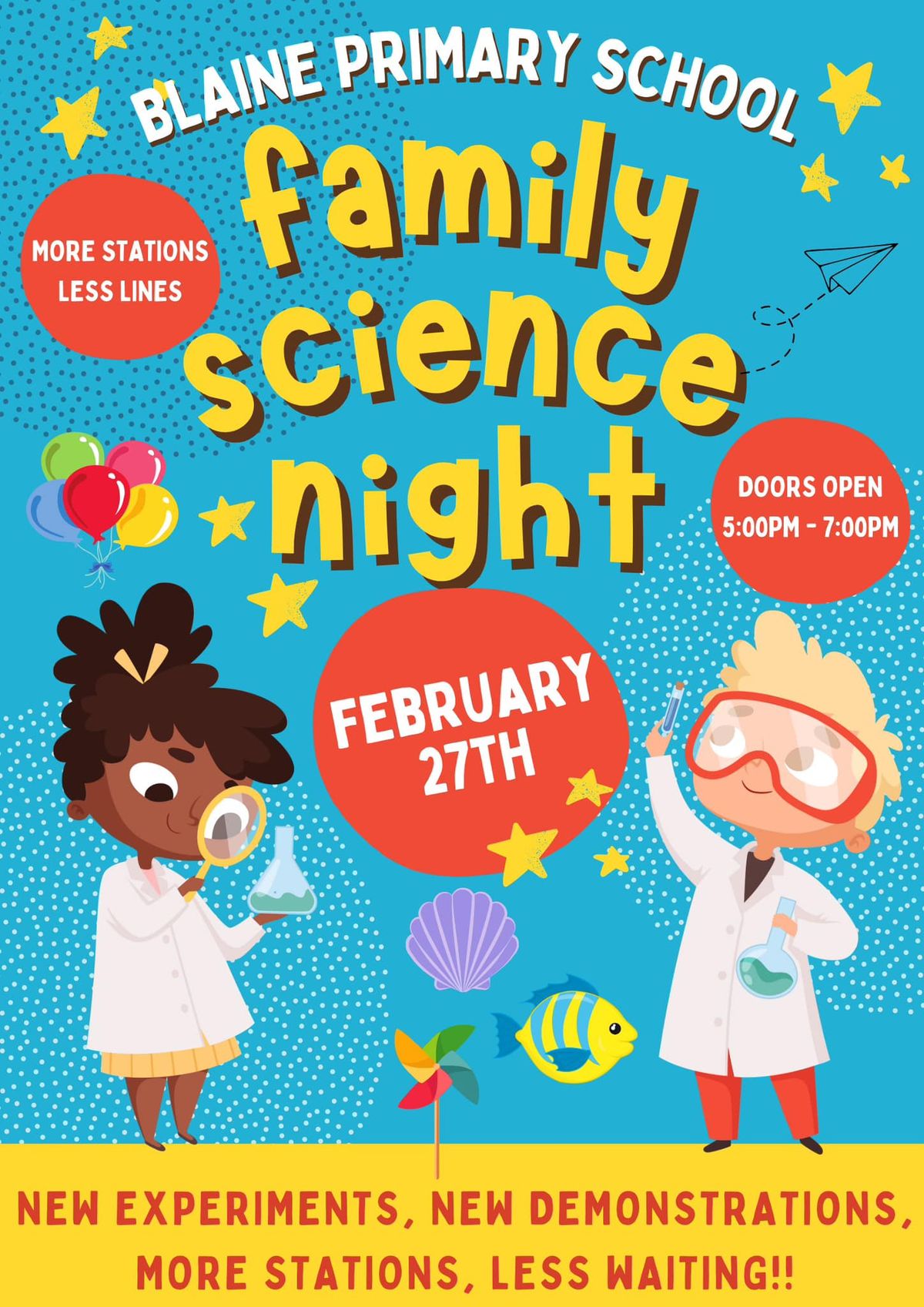 Primary school Family Science night