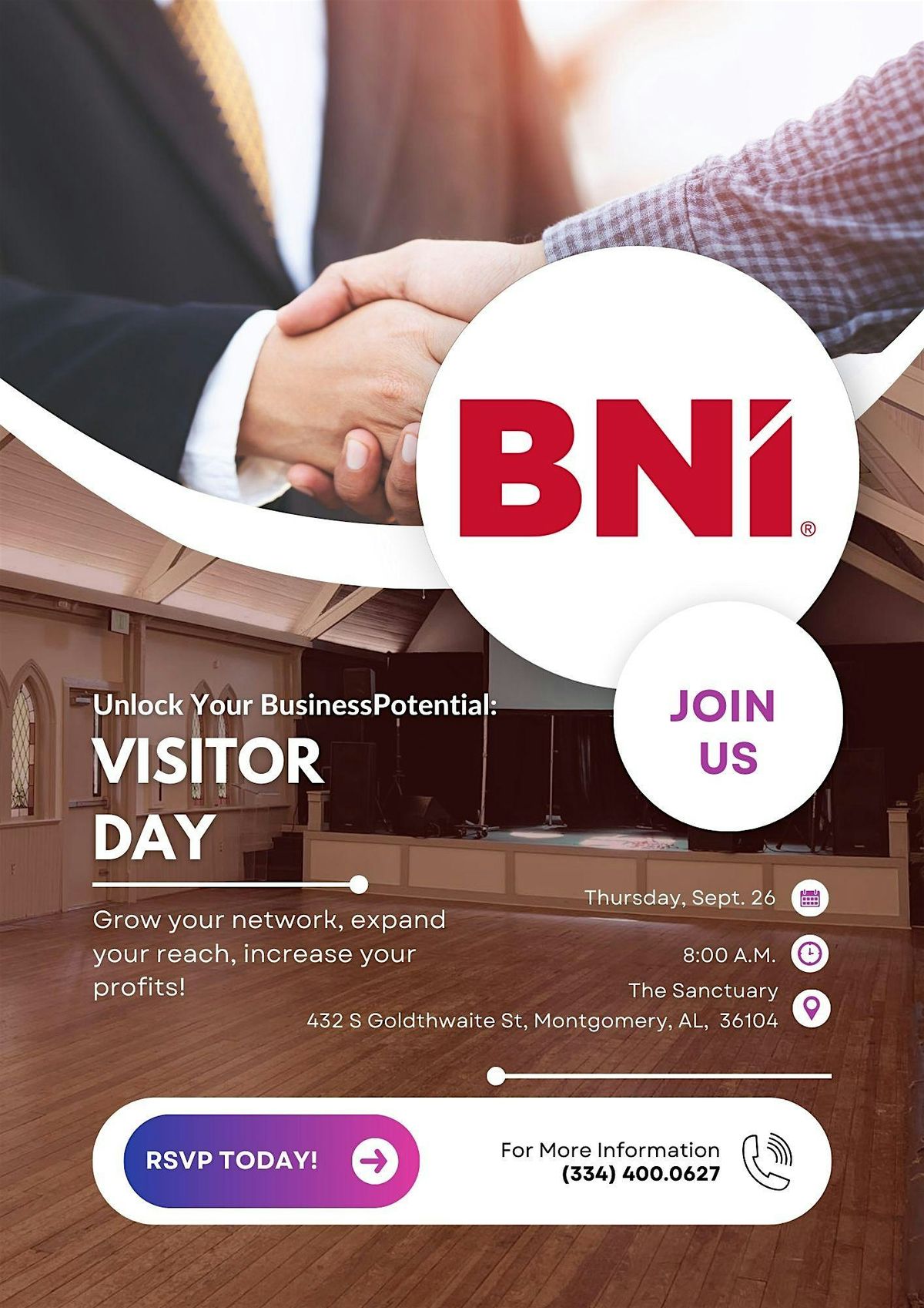 BNI: VISITOR DAY