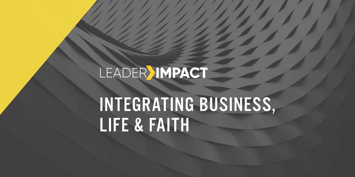 LeaderImpact Winnipeg Fall Leader's Series with Kevin Lusk - Sept 19th