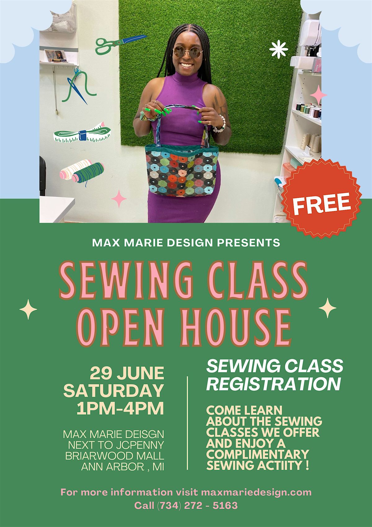 Summer Sewing Class Open House