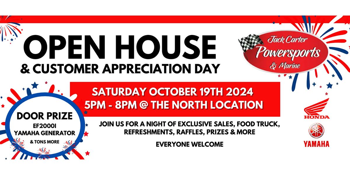 Jack Carter Powersports Open House & Customer Appreciation Day