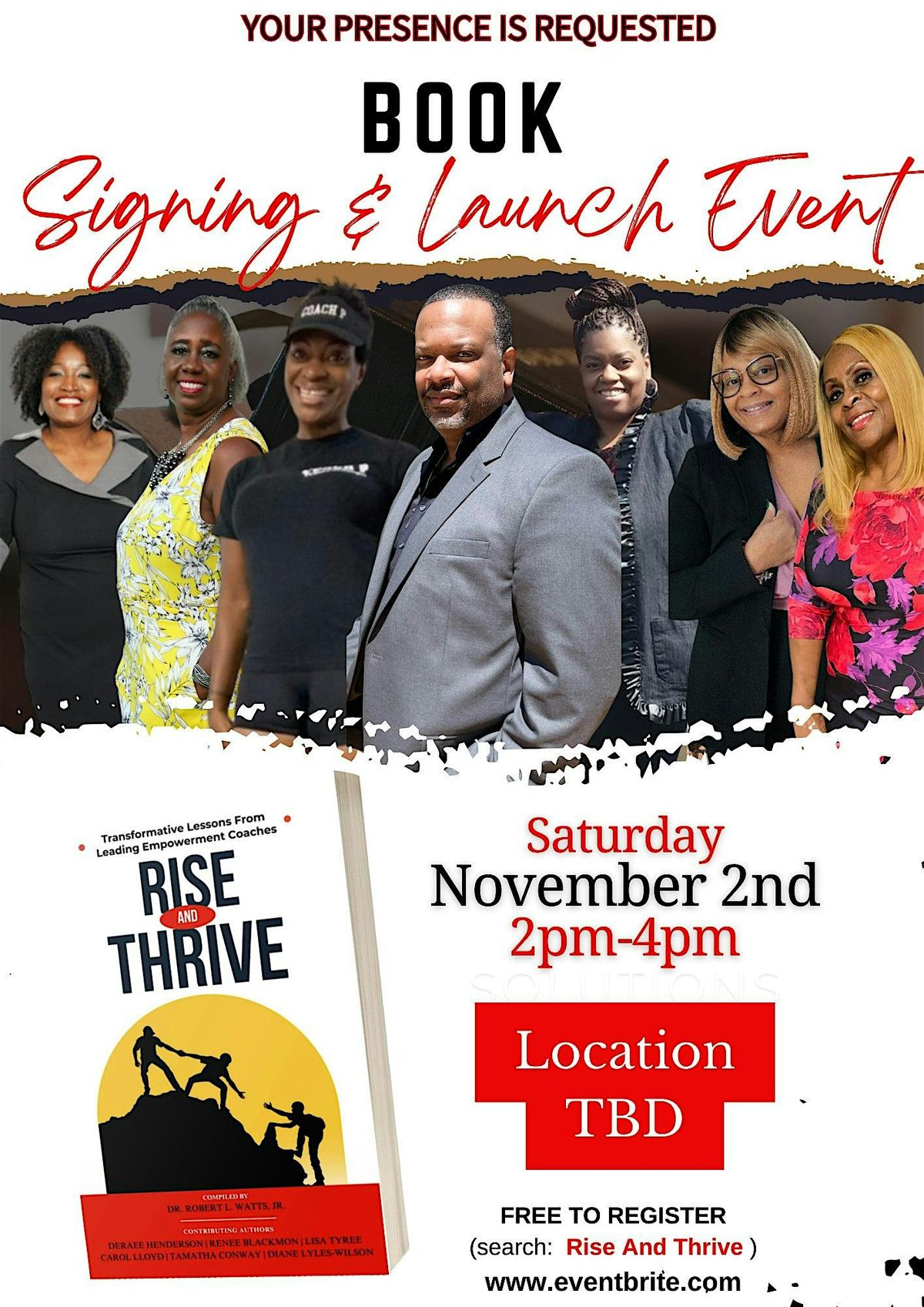 RISE AND THRIVE - Book Signing and Launch