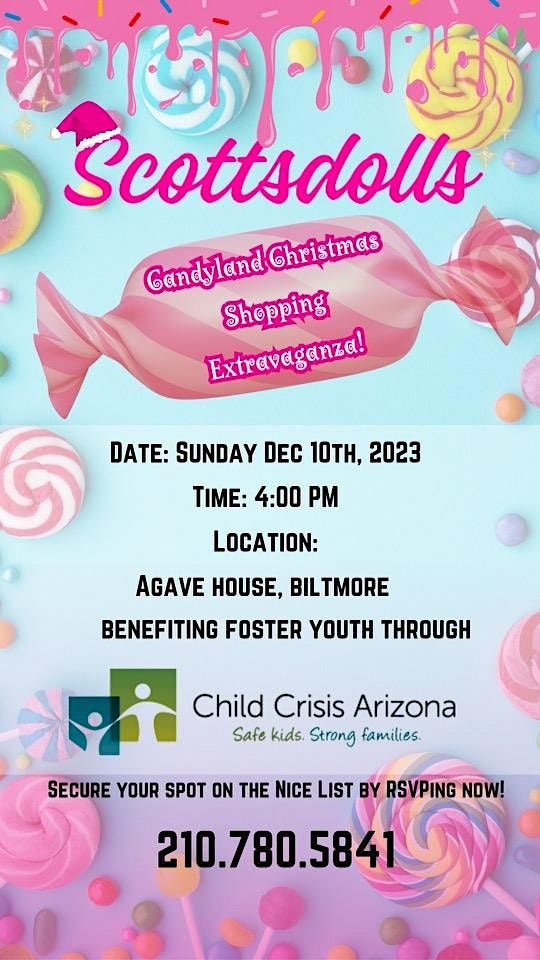 Candyland Christmas Shopping Extravaganza, Fundraiser for Child Crisis AZ