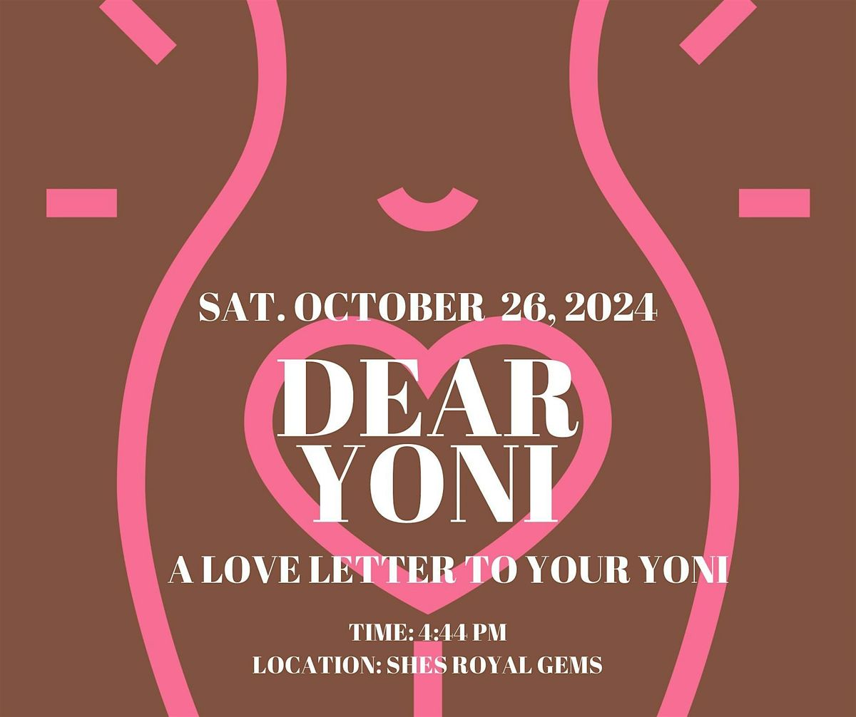 Dear Yoni, A Love letter you her\u2026