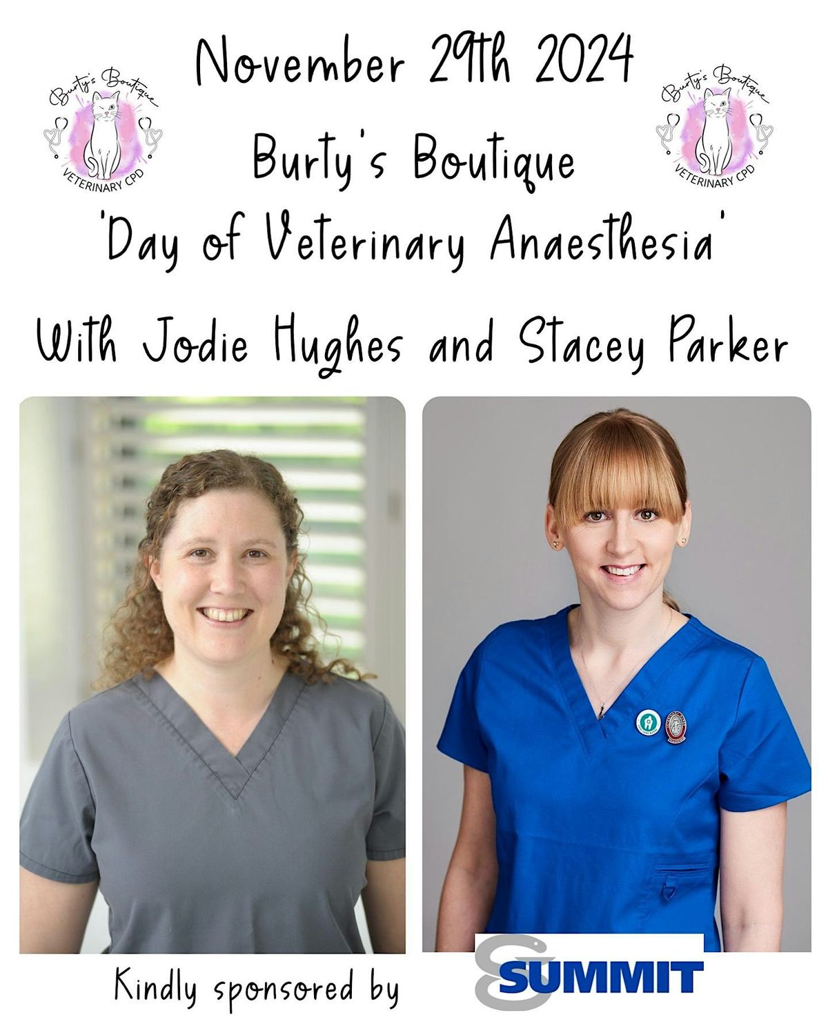 Burty\u2019s Boutique  'Day of Veterinary Anaesthesia'