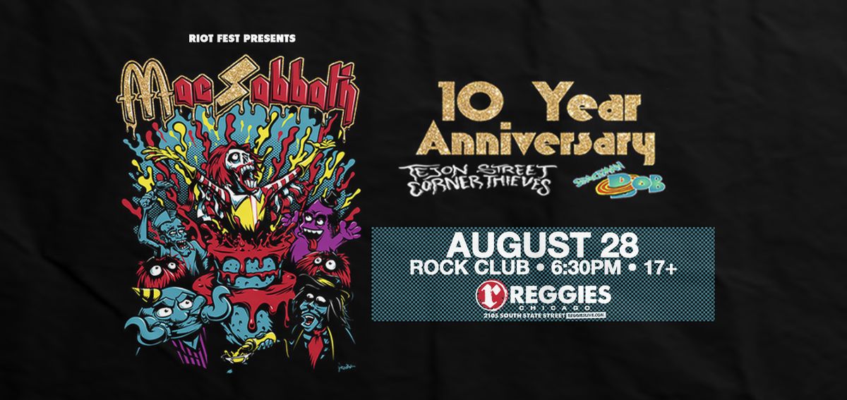 Mac Sabbath's 10 Year Anniversary Tour