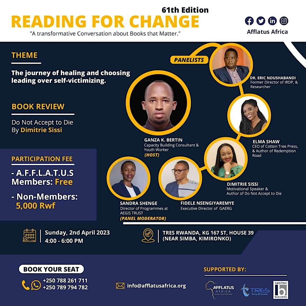 READING FOR CHANGE (Monthly Book Talk)