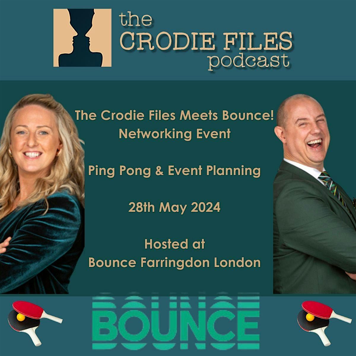 Ping Pong & Event Planning The Crodie Files Meets Bounce
