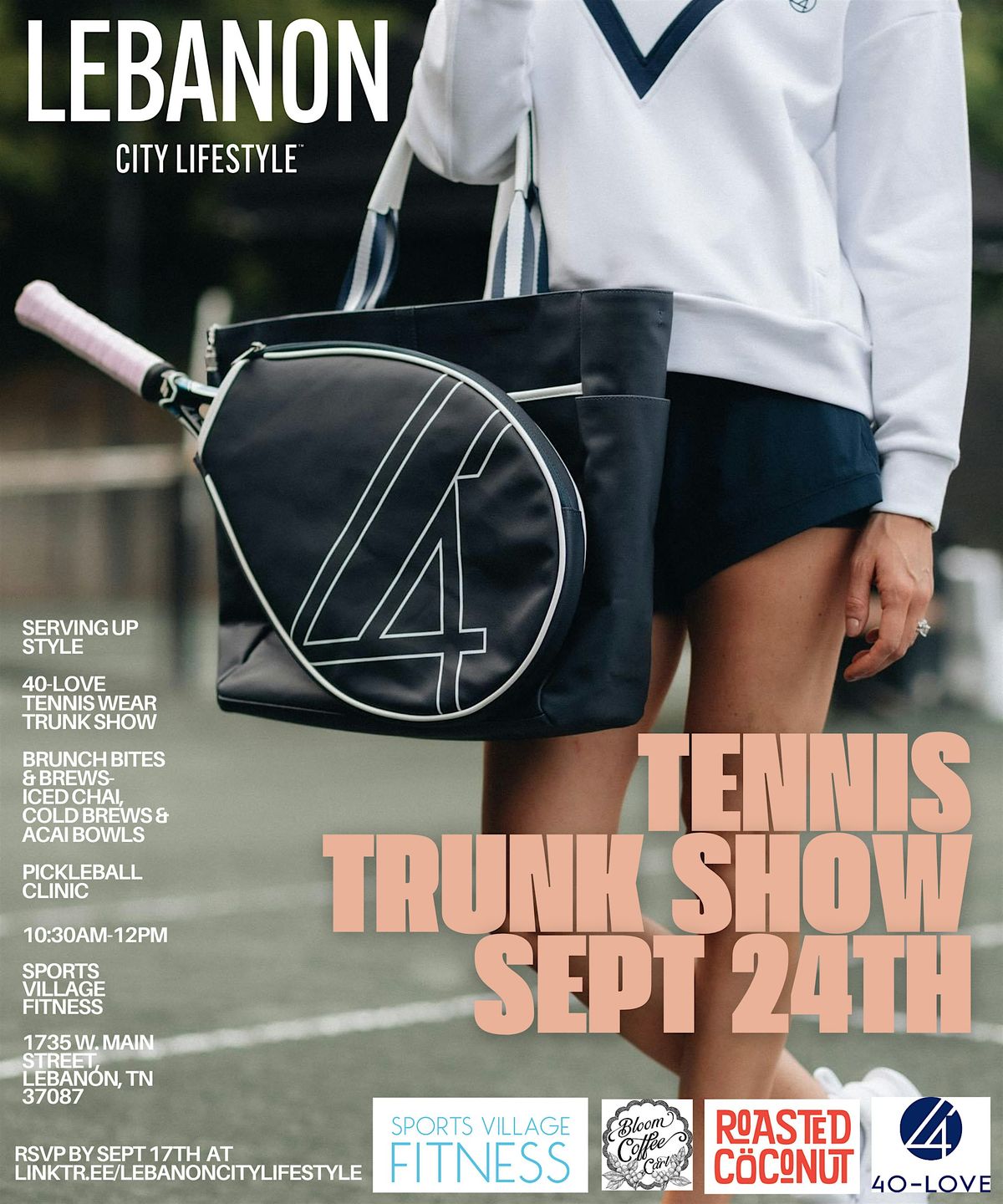 Lebanon City Lifestyle     Tennis Trunk Show