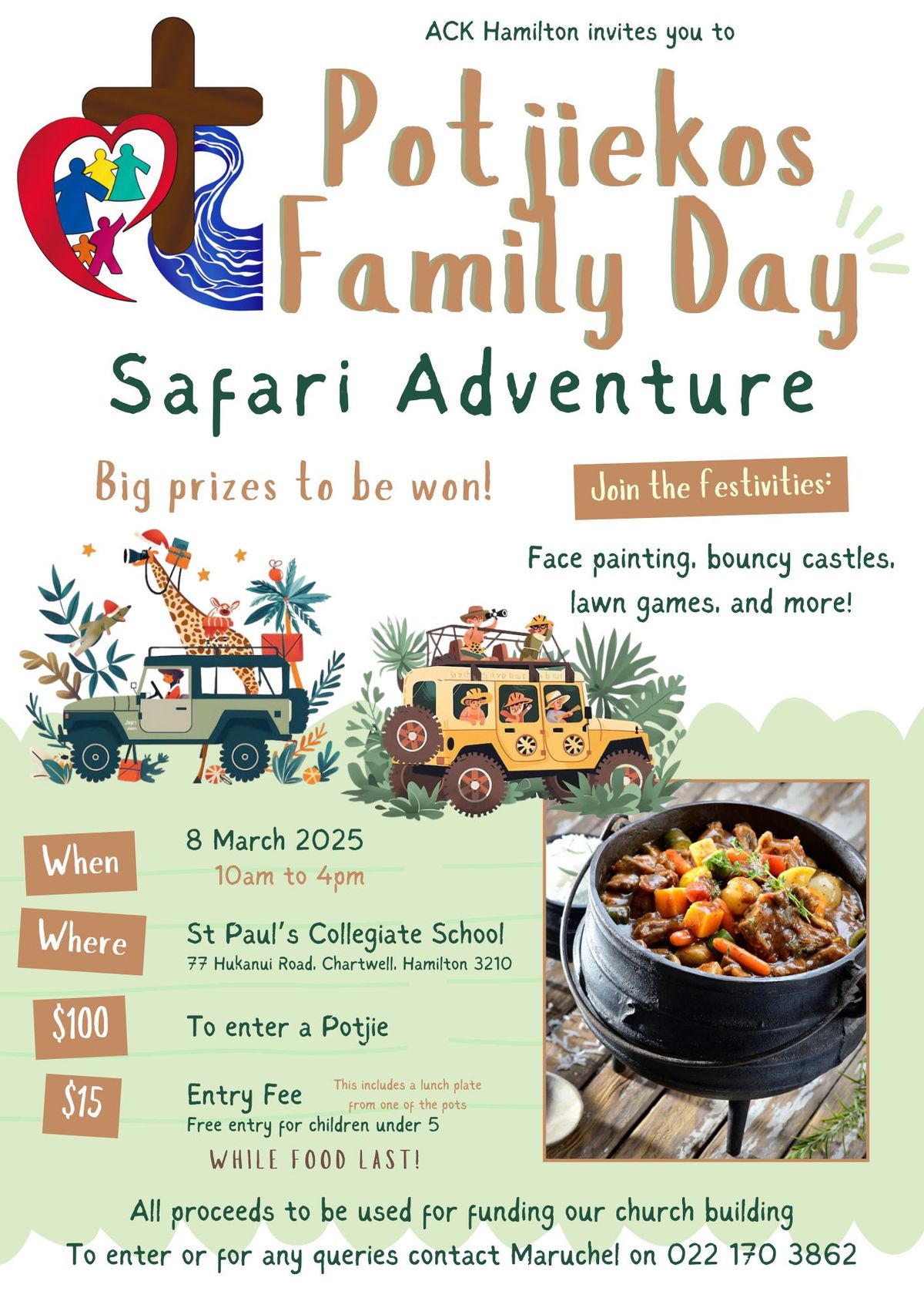 Potjiekos Family Day - Fundraiser for church building