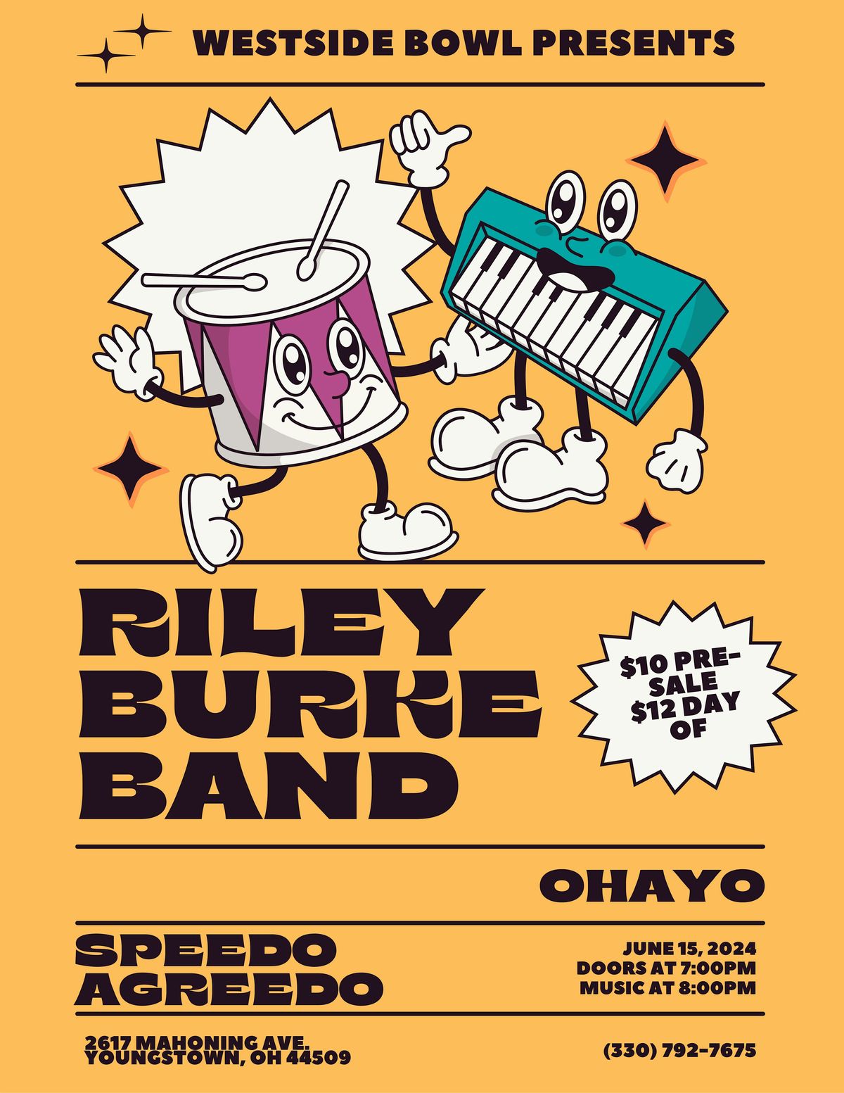 Riley Burke Band\/Ohayo\/Speedo Agreedo