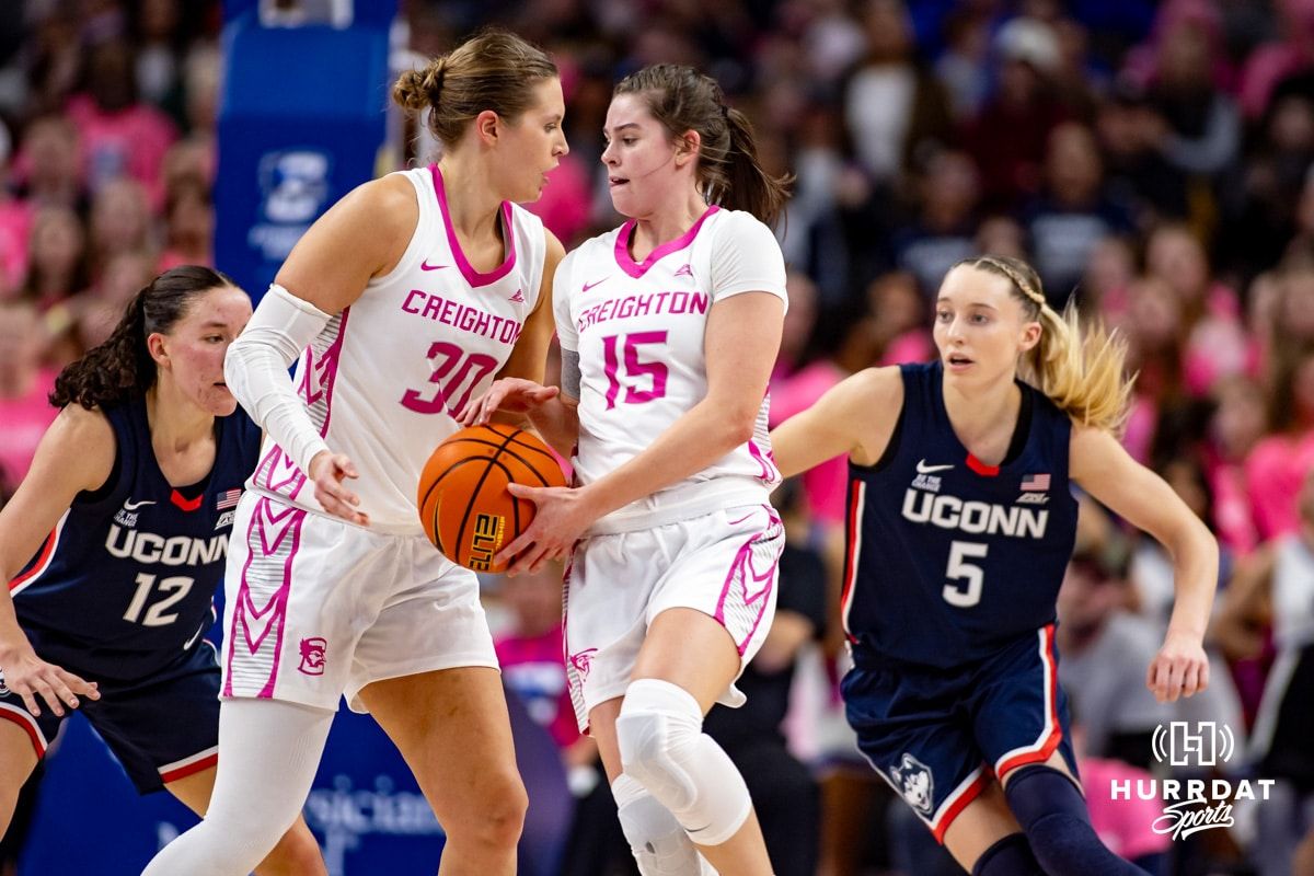 UConn Huskies at Creighton Bluejays Womens Basketball