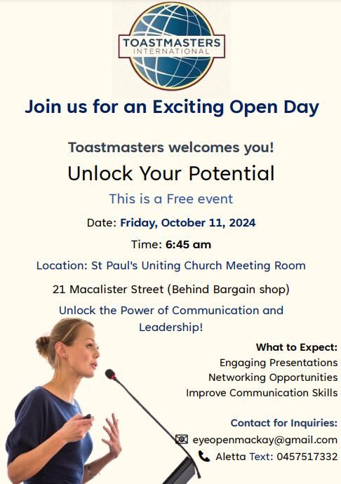 Unlock Your Potential with Toastmasters