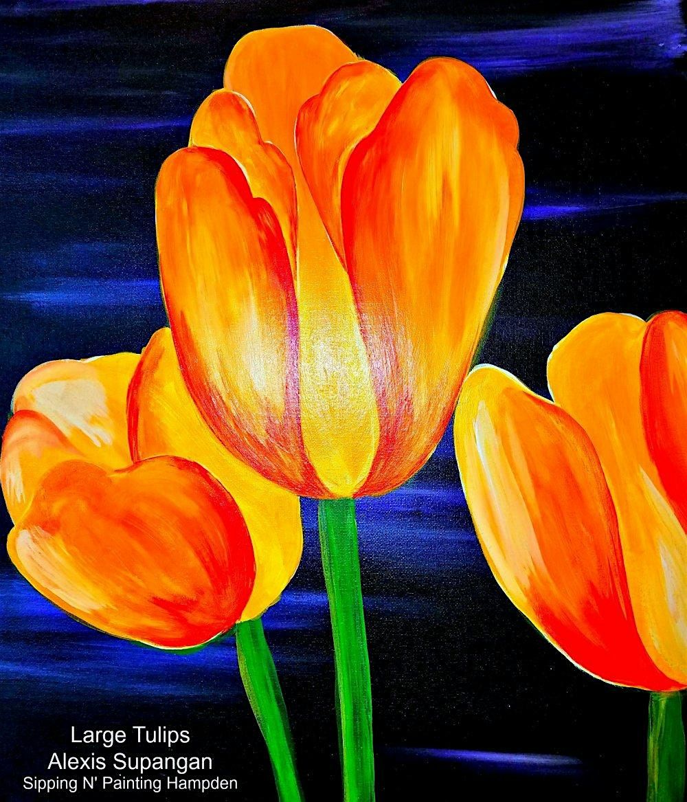 IN-STUDIO CLASS  Large Tulips Tues. April 16th 6:30pm $35