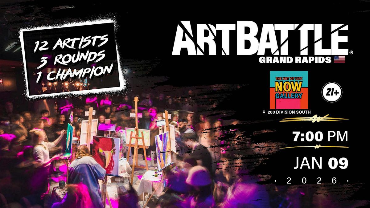 Art Battle Grand Rapids - January 9, 2026