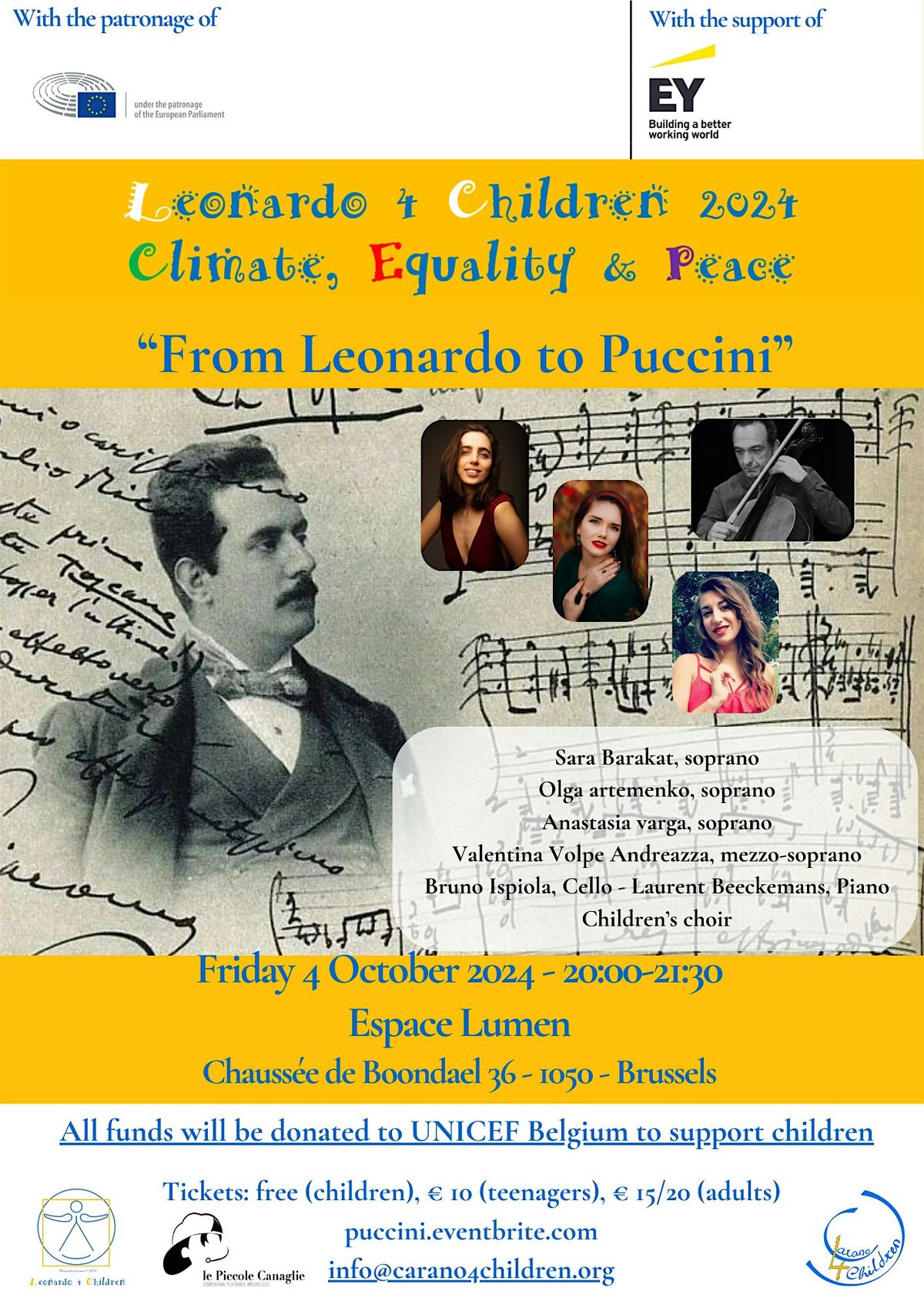 Leonardo 4 Children: from Leonardo to Puccini