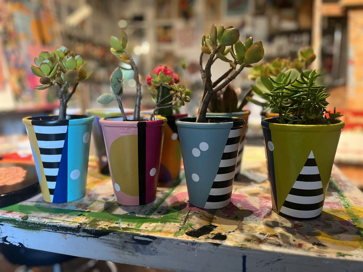 Painted Flower Pot Workshop