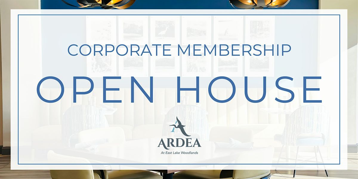 Ardea Country Club Corporate Membership Open House