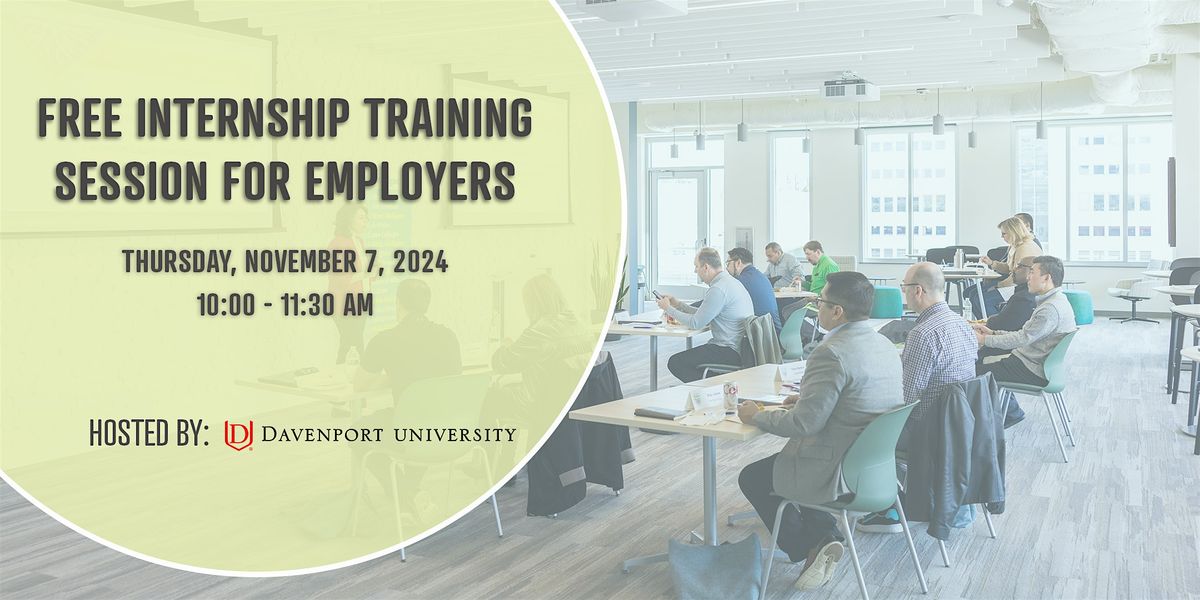 Employer Internship Training Session