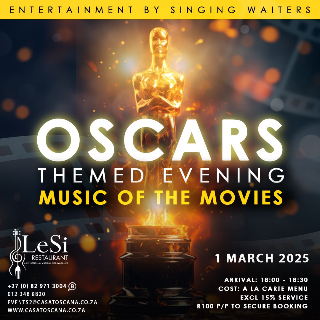 Oscars Themed evening - Music of the Movies