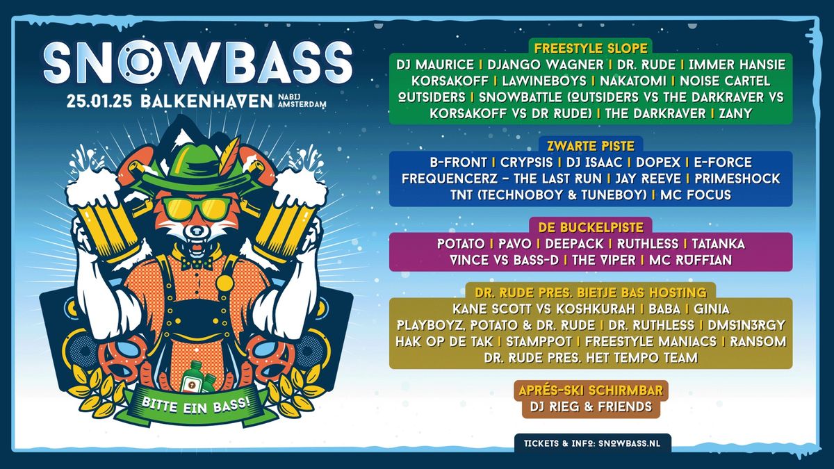 Snowbass Festival 2025 - Bitte ein Bass!