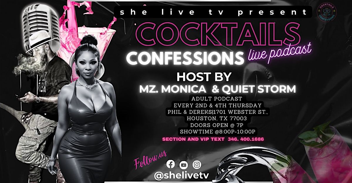 COCKTAILS & CONFESSIONS LIVE PODCAST SHOW